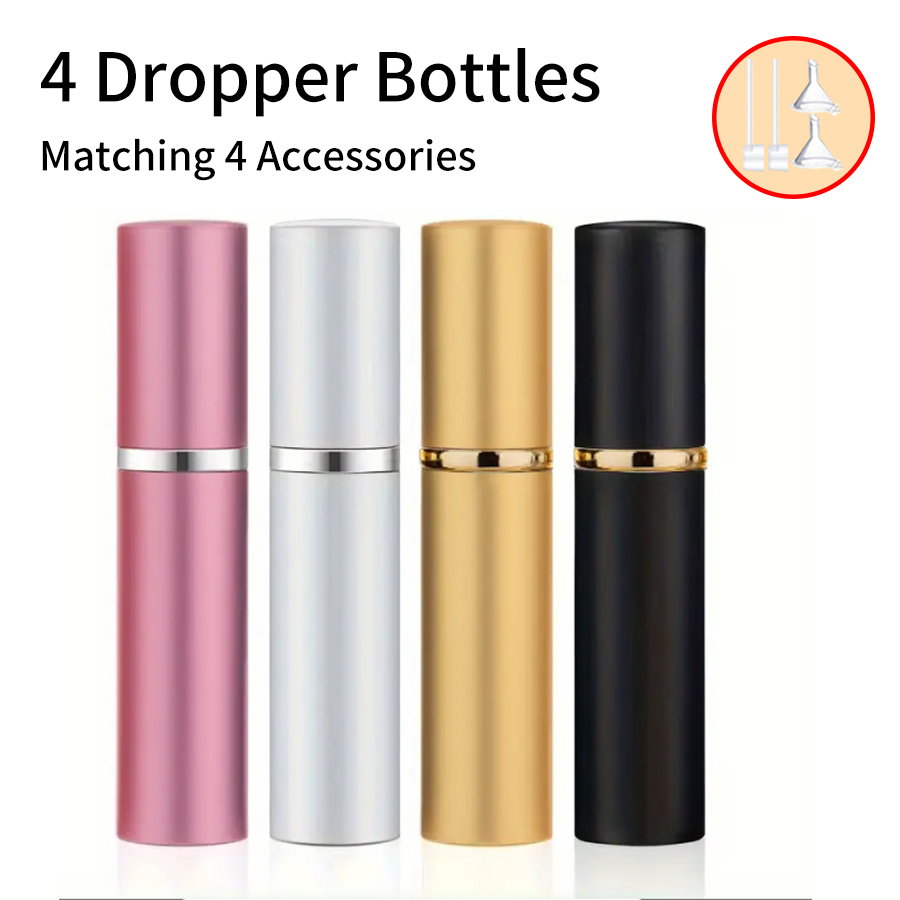 4 قطع + 4 ملحقات رذاذ عطر صغير - مراجعة Perfume Fragrance Liquid وسعره