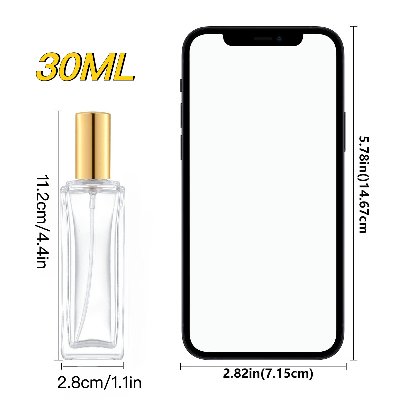 قطعتان من رذاذ زجاجة عطر فارغة - مراجعة Perfume Fragrance Liquid وسعره