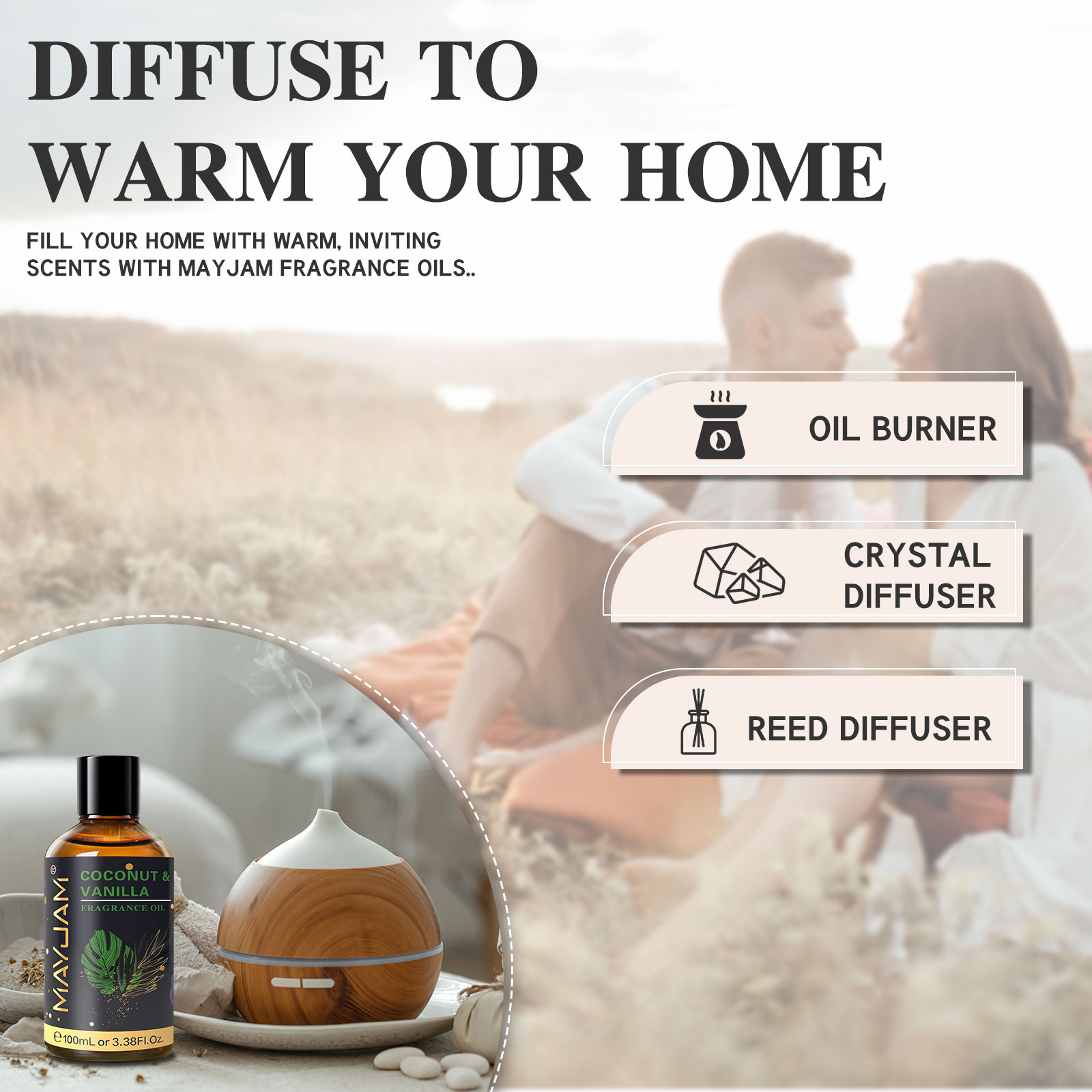 زيت عطري MAYJAM برائحة جوز اله - مراجعة Amber Musk Oil وسعره