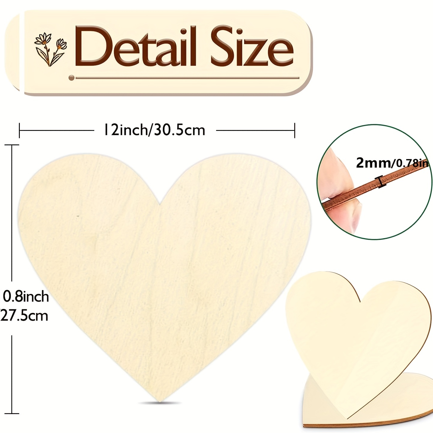 2 قطعة 12 بوصة فارغة القلب انق - مراجعة Oud Wood Chip وسعره
