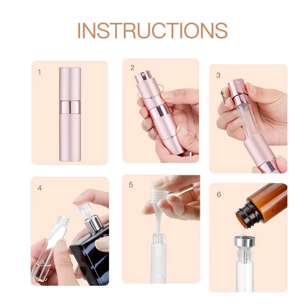 3 قطع + 4 ملحقات زجاجة رذاذ عط - مراجعة Perfume Fragrance Liquid وسعره